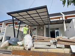 Canopy Minimalis Atap Alderon